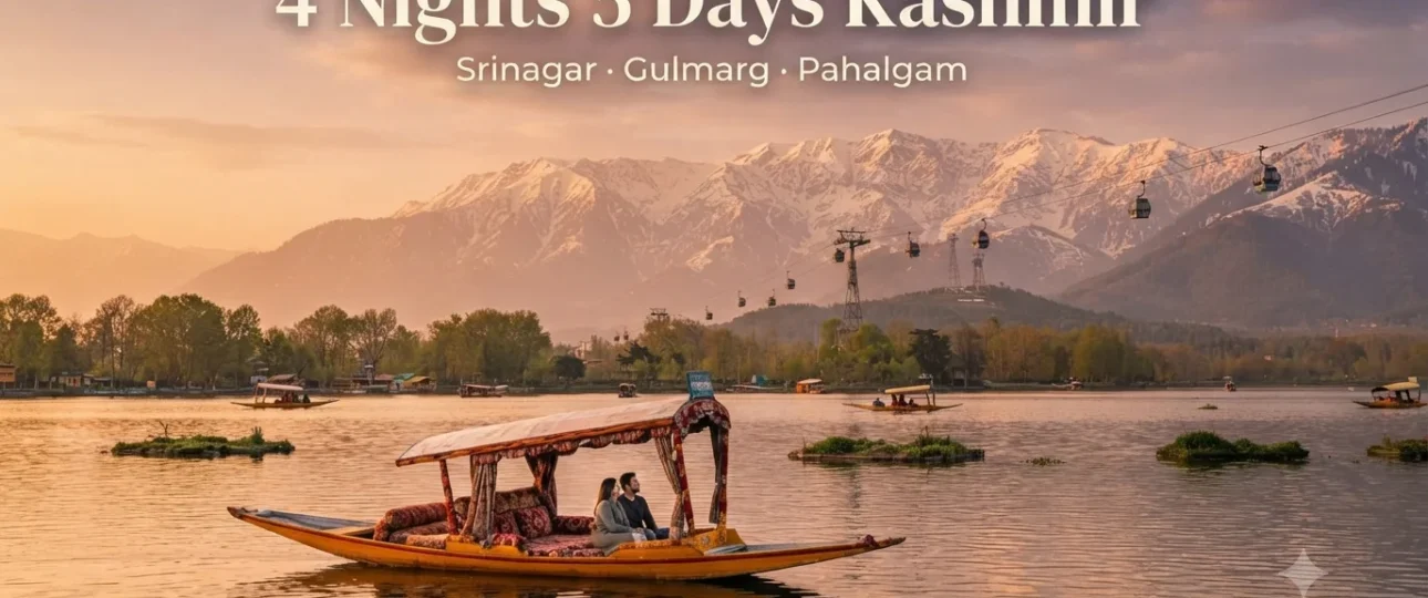 Kashmir on a Budget 2026: 5-Day Srinagar–Gulmarg–Pahalgam–Sonmarg Trip | JKL Travels