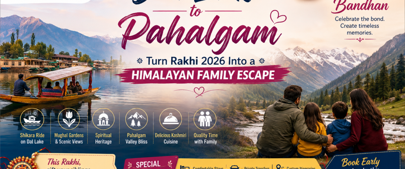 Raksha Bandhan 2026 Why a Kashmir Holiday Could Be the Gift Your Family Remembers Forever